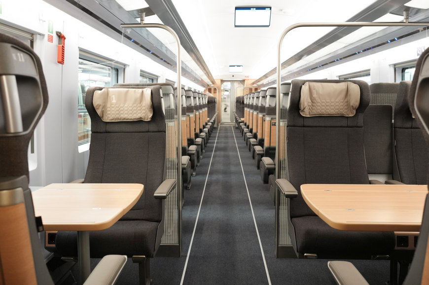 Living room comfort at 300 km/h: First ICE by Siemens Mobility with new interior design inaugurates service 